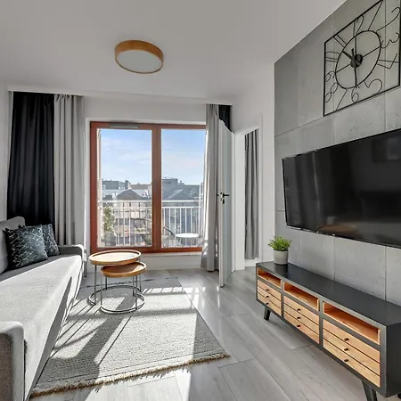 Apartmán Waterlane Island - Riverview Pool, & Gym By Downtown Gdaňsk