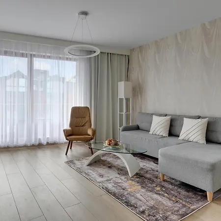 Apartment Waterlane Island - Riverview Pool, & Gym By Downtown Gdansk