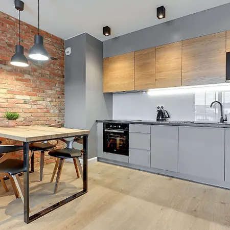 Apartment Waterlane Island - Riverview Pool, & Gym By Downtown Gdansk