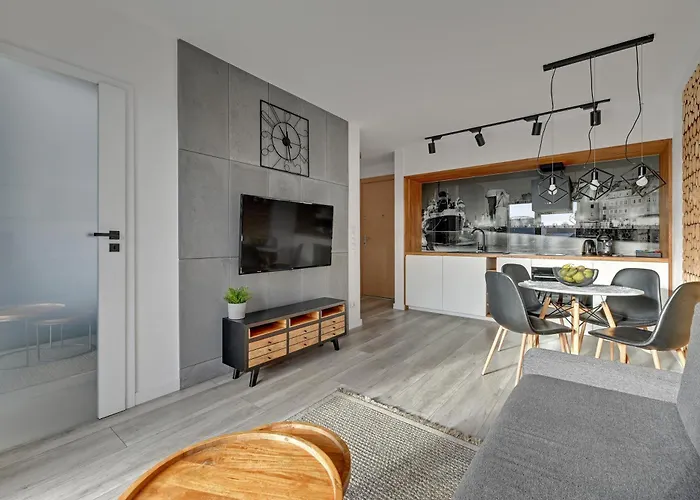 Waterlane Island - Riverview Pool, & Gym By Downtown Appart hôtel Gdańsk