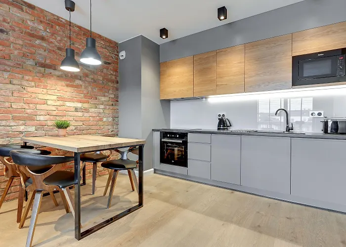 Appart hôtel Waterlane Island - Riverview Pool, & Gym By Downtown Gdańsk