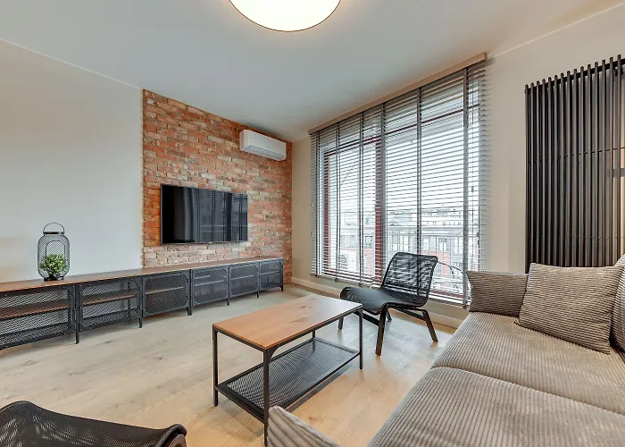 Appart hôtel Waterlane Island - Riverview Pool, & Gym By Downtown Gdańsk