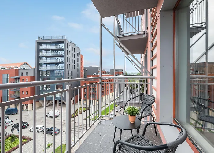 Waterlane Island - Riverview Pool, & Gym By Downtown Appart hôtel Gdańsk
