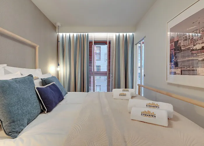 Appart hôtel Waterlane Island - Riverview Pool, & Gym By Downtown Gdańsk