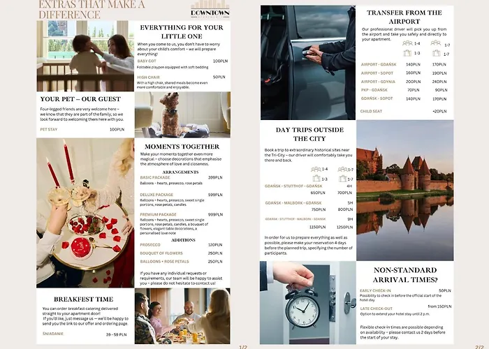 Waterlane Island - Riverview Pool, & Gym By Downtown 公寓式酒店 格但斯克